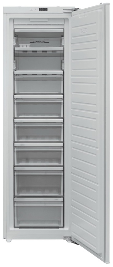 Встраиваемый морозильник Scandilux FNBI 524 E No Frost A+ 221 л, белый фото 1