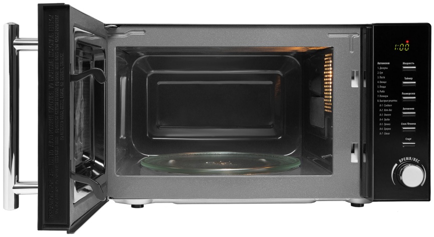 Микроволновая печь - СВЧ Polaris PMO 2002D RUS, чёрный фото 4
