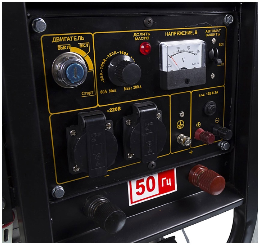 Электрический генератор и электростанция Huter DY6500LXW с колёсами и акуумулятором фото 2