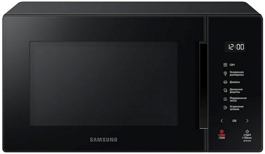 Микроволновая печь - СВЧ Samsung MS23T5018AK, сенсорное управление, чёрный фото 1