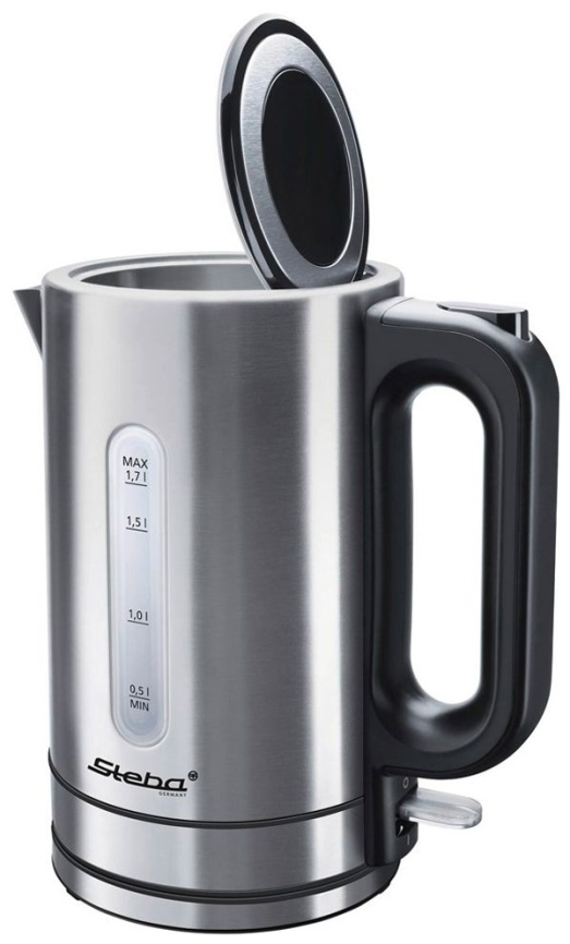Чайник электрический Steba WK 20 INOX, 1850-2200 Вт, нержавеющая сталь фото 2