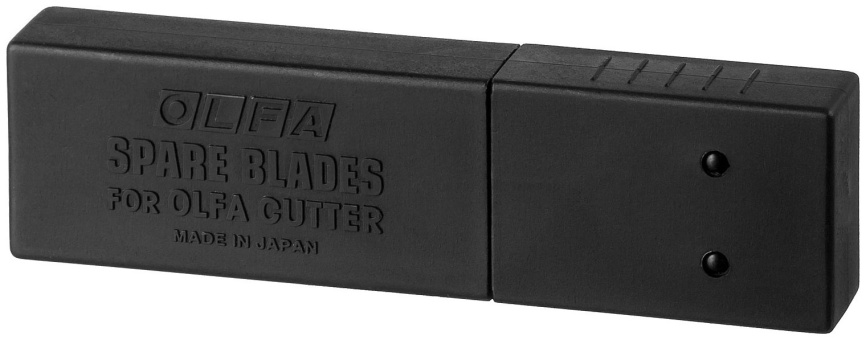 Лезвие для ручного ножа Olfa сегментированные BLACK MAX, 9х80х0,38мм, 13 сегментов, 50шт OL-ABB-50B фото 3