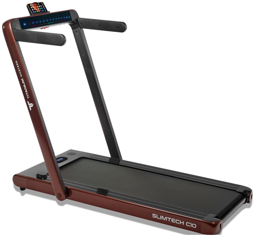 Беговая дорожка Titanium Masters Slimtech C10 (коричневая) фото 1