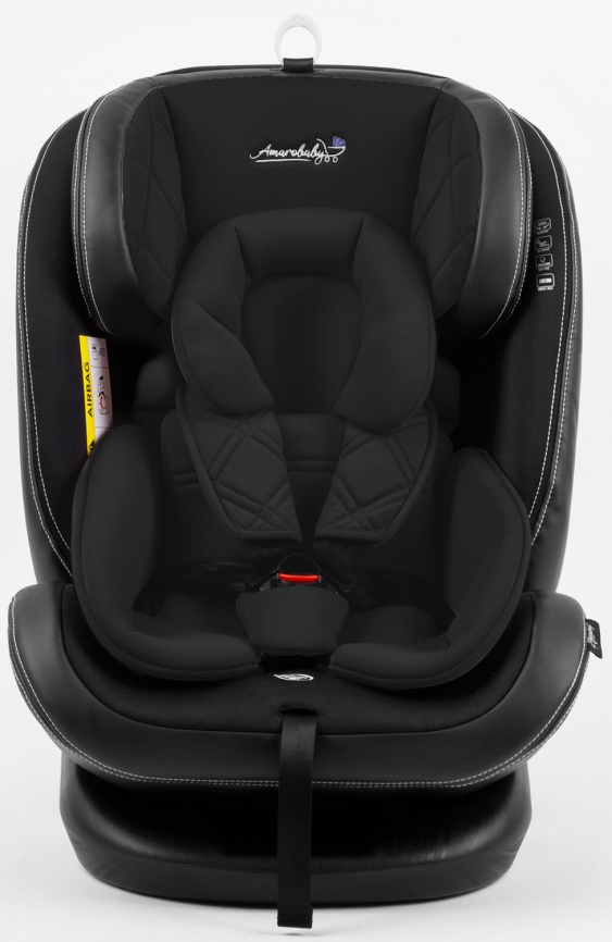Автокресло Amarobaby ST-3, Isofix класс D, группа 0 /1/2/3 (черный) фото 28