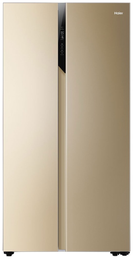 Холодильник Side-by-Side Haier HRF-541DG7RU No frost, золотой фото 1