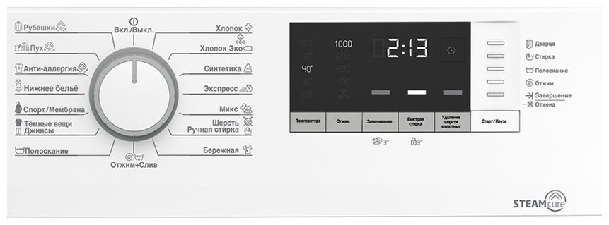 Стиральная машина Beko WSDN63512ZSW автомат 6 кг, отложенный старт, белый фото 2