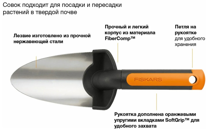 Совок Fiskars Совок 137200 фото 3