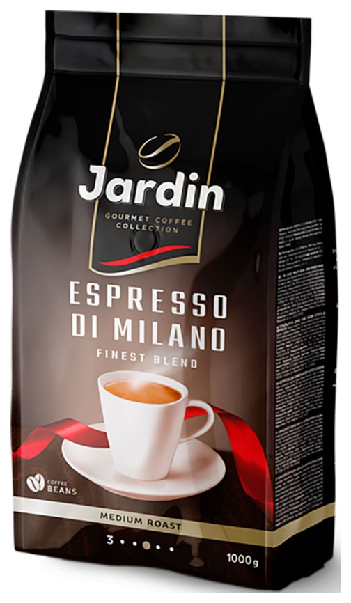 Кофе зерновой Jardin Espresso di Milano 1кг фото 1