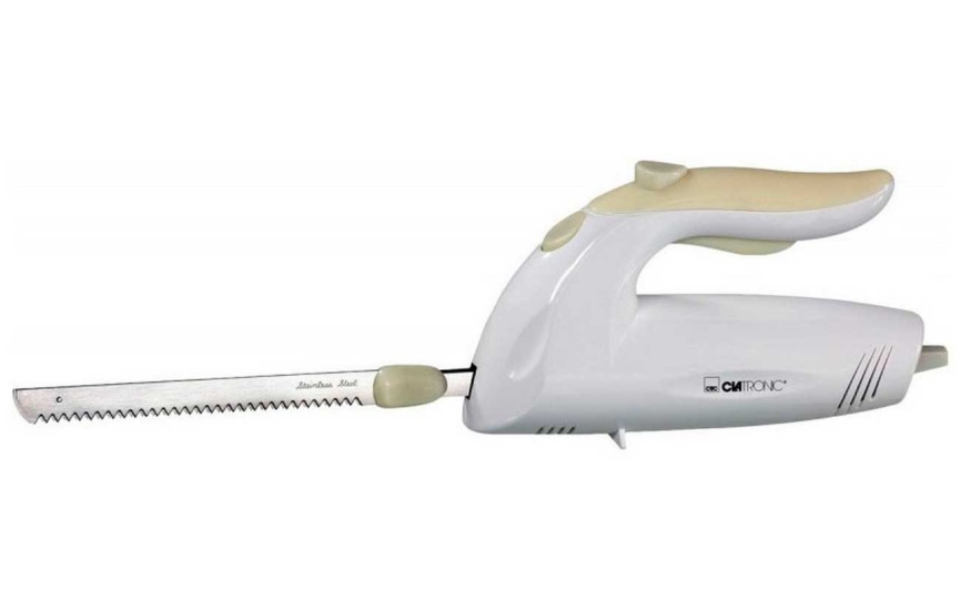 Электронож Clatronic EM 3062 weis, мощный двигатель, 180 Вт, белый фото 1