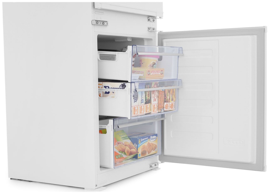 Встраиваемый двухкамерный холодильник Beko BCNA 306 E2S No frost, белый фото 9