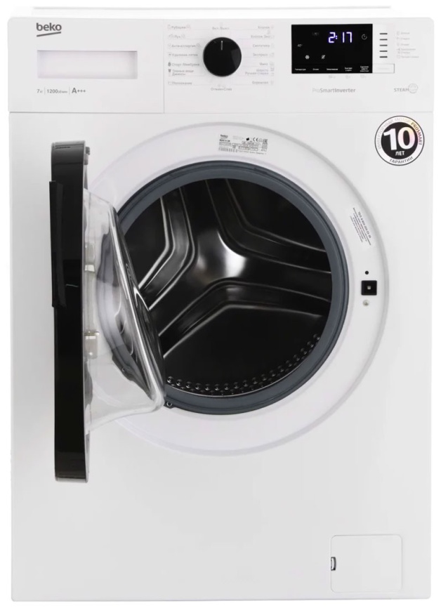 Стиральная машина Beko WSPE7612W автомат 7 кг,1200 оборотов, белый фото 4