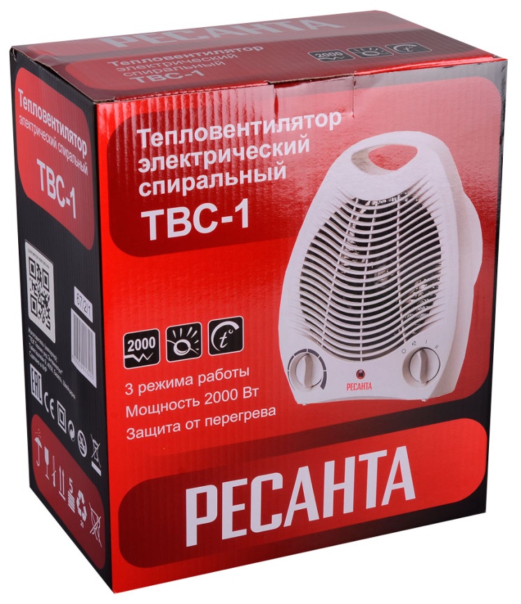 Тепловентилятор Ресанта ТВС-1 фото 5