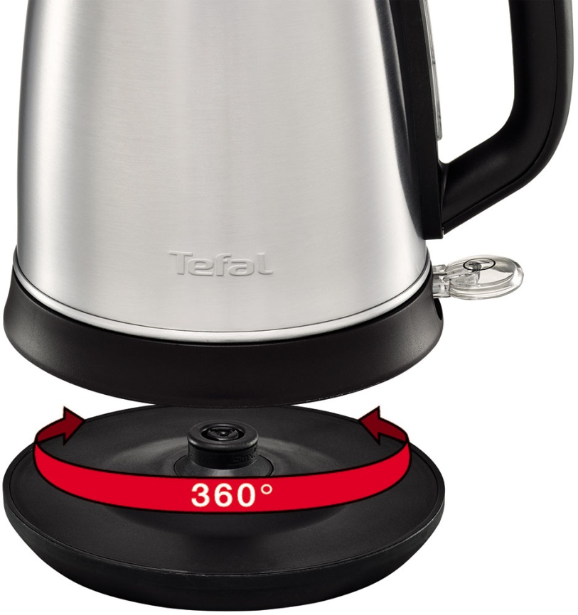 Чайник электрический Tefal Confidence KI270D30, серебристый/черный фото 11