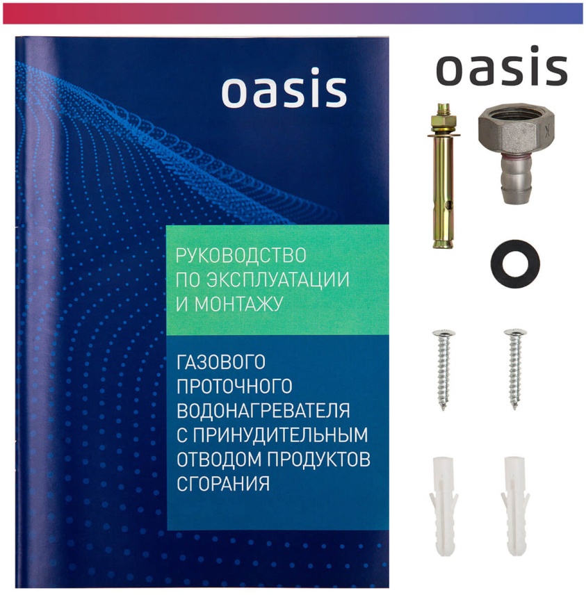 Газовый водонагреватель Oasis OR-12 W белый фото 8