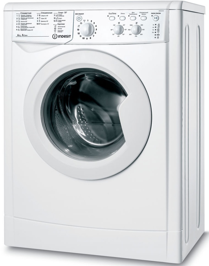 Стиральная машина Indesit IWSC 6105 (CIS) автомат, загрузка 6 кг, белый фото 1