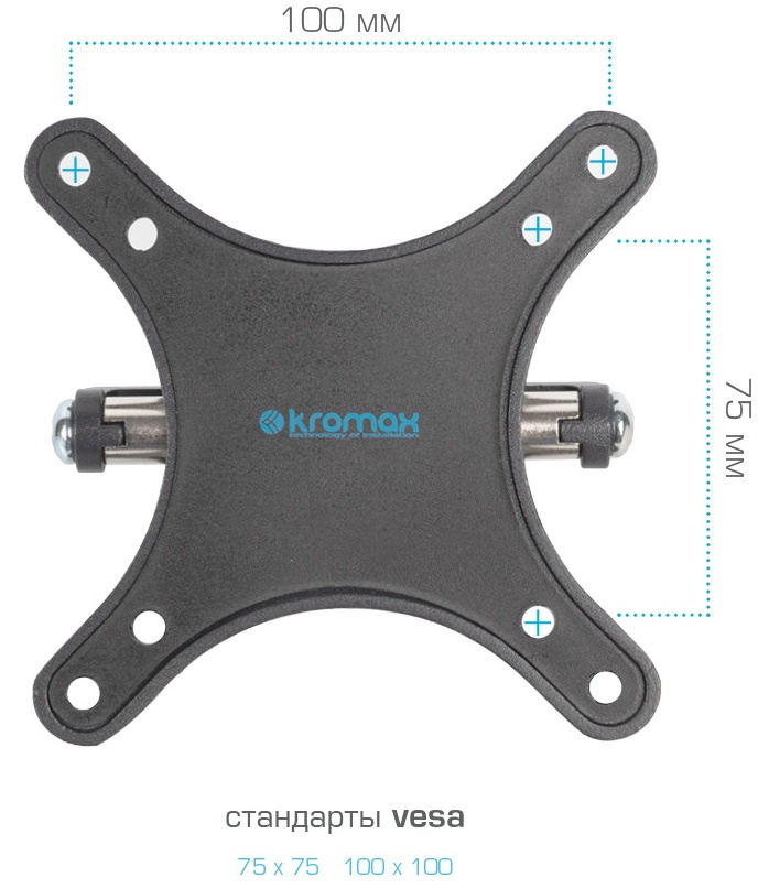 Кронштейн для телевизора Kromax TECHNO-1 grey фото 7