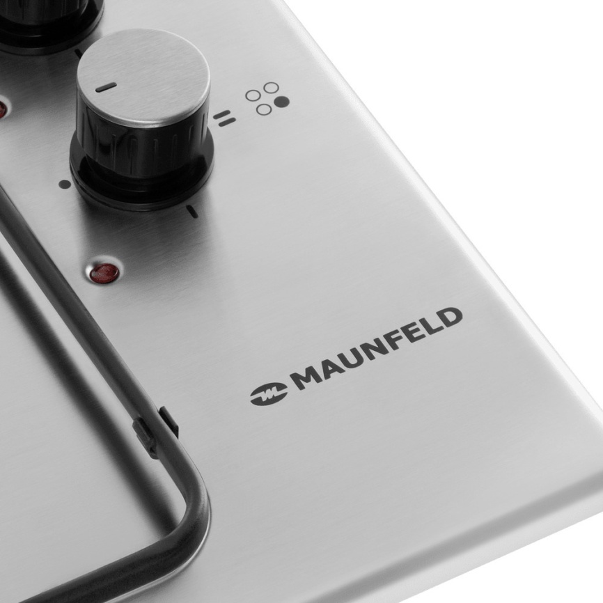 Комбинированная варочная панель Maunfeld EEHS.64.5ES/KG 59 см, 4 конфорки электроподжиг газконтроль, серебристый фото 6