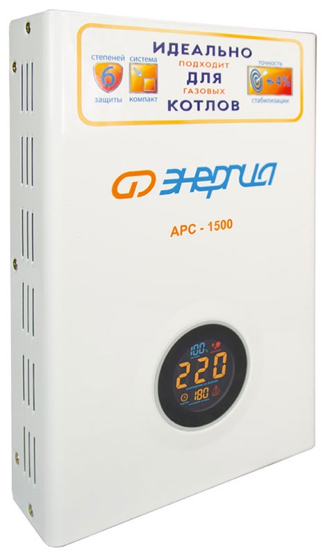 Стабилизатор Энергия АРС- 1500 для котлов /-4% фото 3
