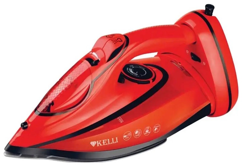 Утюг Kelli KL-1650 Керамика красный фото 1